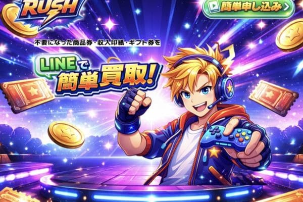 ラッシュの商品券買取サービス案内