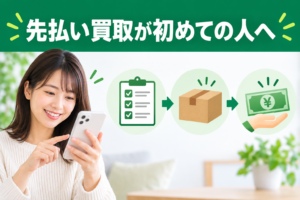 先払い買取が初めての人へ｜申込前に確認する流れとチェックリスト