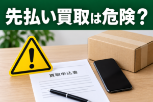 先払い買取は危険？トラブルを避けるために申込前に見る条件
