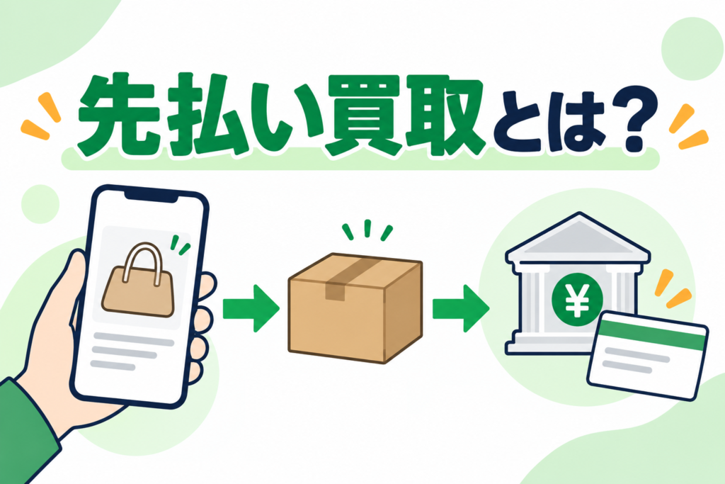 先払い買取とは？仕組み・後払いアプリとの違い・申込前の確認