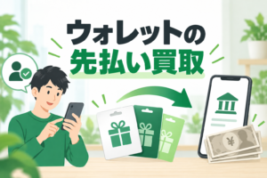 ウォレットの先払い買取｜会員登録・後送り買取の流れと確認事項