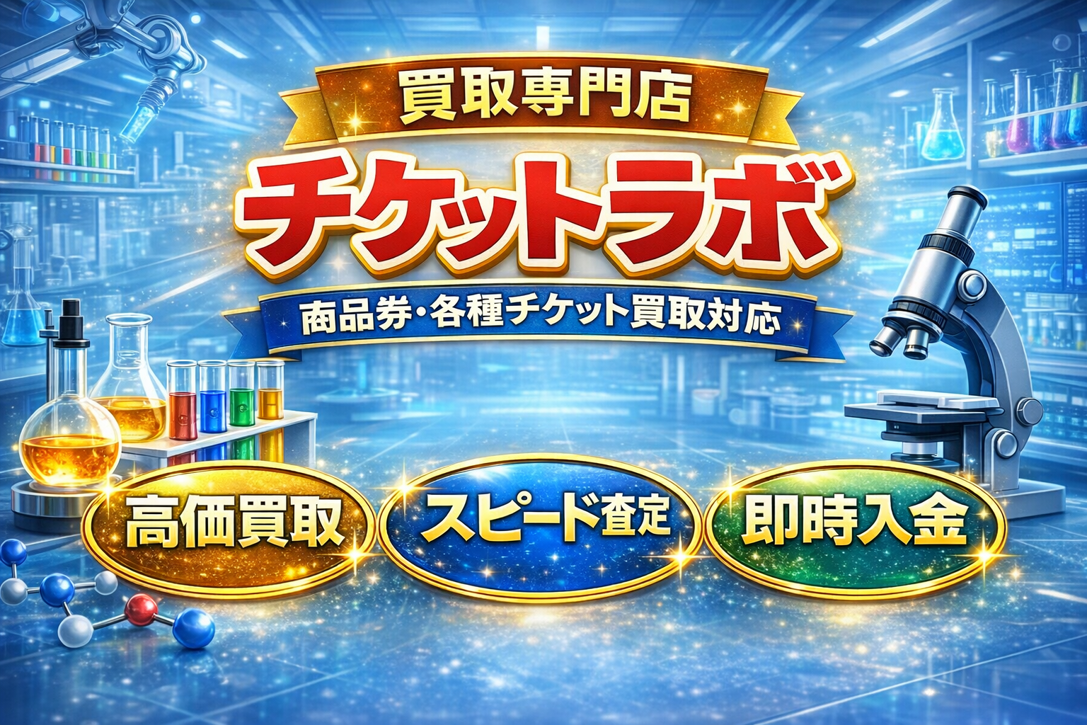 チケットラボの商品券・チケット買取の公式案内